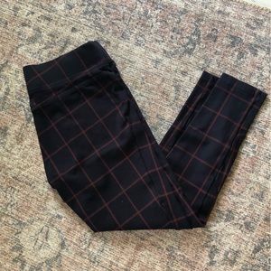 Loft plaid skinny leggings